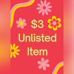 $3 Unlisted Show Items 1-100